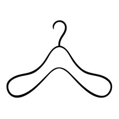 hanger. Hand drawn vector illustration