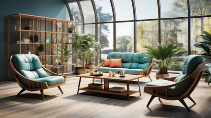 Obraz premium Modern Counseling Room Designed for Comfort and a Calming Atmosphere