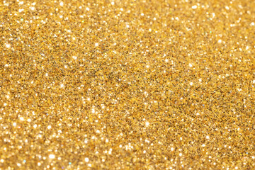 Golden glitter backdrop