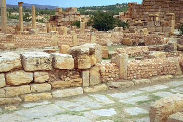 Roman ancient city Sufetula in Sbeitla city in north-central Tunisia