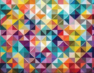 Colorful colourful modern vector abstract geometric background with circles, squares and triangles; stock photo