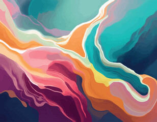 Colorful modern abstract gradient background, fluid art texture, liquid artwork