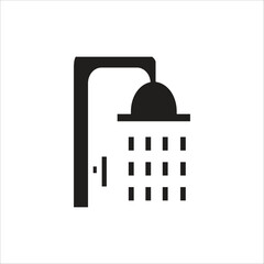 shower vector icon line template