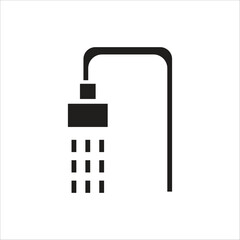 shower vector icon line template