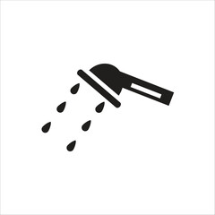 shower vector icon line template