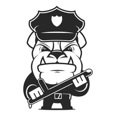 Police icon. Line simple line Protest icon for templates, web design