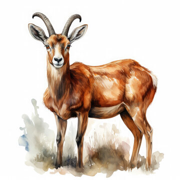 Waterco Chamois Clipart illustration Generative Ai