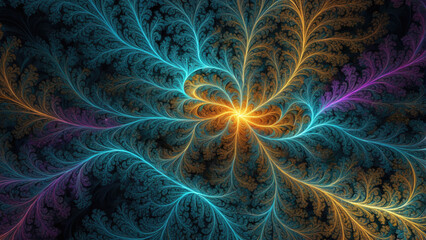 Amazing fractal abstract background.