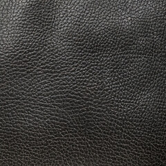 Black Leather texture close up as background. The material for the goods