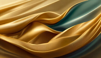 silk long waves abstract background narrow. fabric as an art form