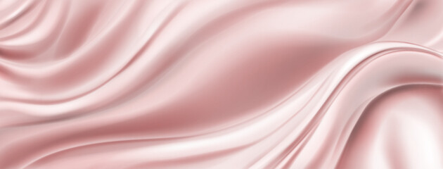 Abstract background with wavy surface in pink colors
