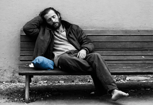 Forgotten Souls: Capturing the Struggle of Displaced Individuals in the Urban Landscape