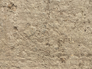 Textures of old concrete. Gray concrete background, wall, aged slab. Top view, close-up.