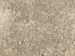 Textures of old concrete. Gray concrete background, wall, aged slab. Top view, close-up.