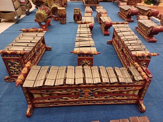 Traditional Balinese Gamelan called Gender. Gamelan is a Indonesian traditional music instruments...