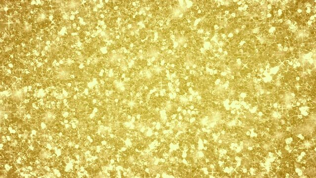 Gold background with glitter