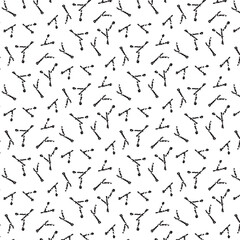Tree twig pattern on transparent background, vector illustration for packaging design. Eco print
