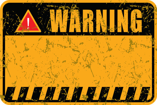 warning, sign. warning, sign and sticker vector