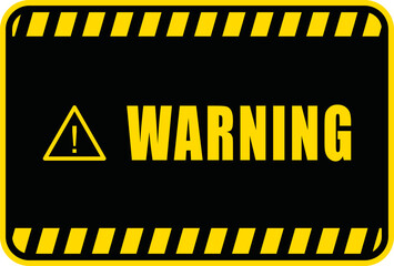 warning, sign. warning, sign and sticker vector