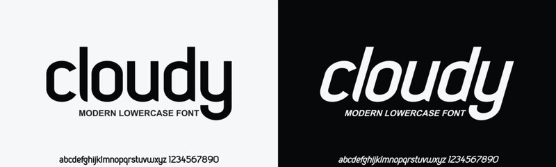 Modern Bold Font. Sans Serif Font. Regular Italic Uppercase Lowercase Typography urban style alphabet fonts for fashion, sport, technology, digital, movie, logo design, vector illustration