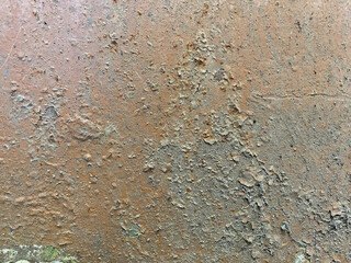 Metal background, rust texture, old iron. Corrosion from water, on sheet metal. Rust and oxidized background. Old metal iron panels.