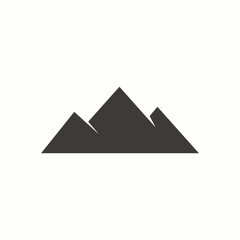 simple mountain logo , adventure logo