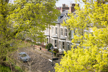Terraced houses in York, UK