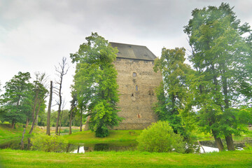 Medieval Ducal Tower in Siedlęcin, Poland