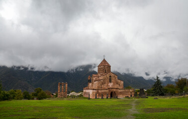 Odzun Monastery - majestic monument of the 6th century, located in the north of Armenia, in the...