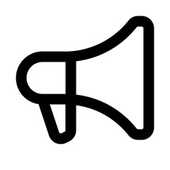 megaphone line icon