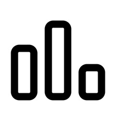 chart bar line icon
