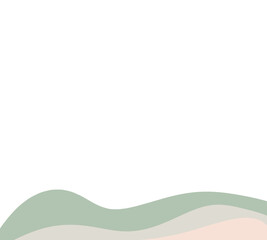 abstract green background wave elemen abstract corner