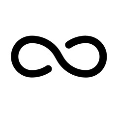 infinity line icon