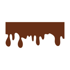 Chocolate Melted Icon Vector Illustration 