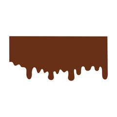 Chocolate Melted Icon Vector Illustration 