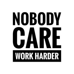 Obraz premium ''Work harder'' Quote Illustration