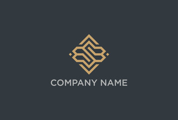 ASB, ABS, AS, SA, Abstract initial monogram letter alphabet logo design