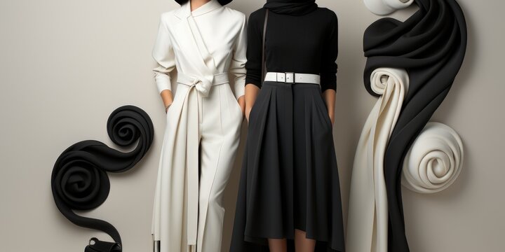 A couple of women standing next to each other.