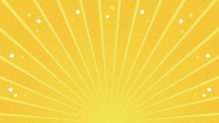 シンプルなデザインの目立つキラキラ集中線背景素材