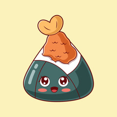 Cute Japanese Food Character Design Illustration