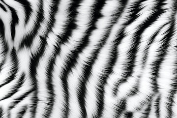 white tiger striped fur print © mr_marcom