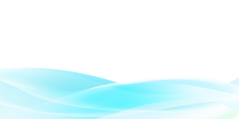 Obraz premium ブルーのウェーブ背景 青い流線の背景素材