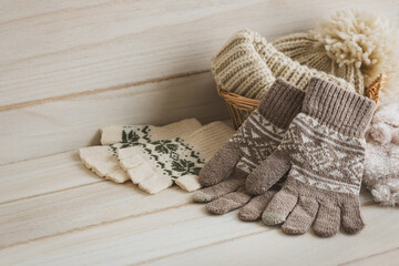 冬の手袋