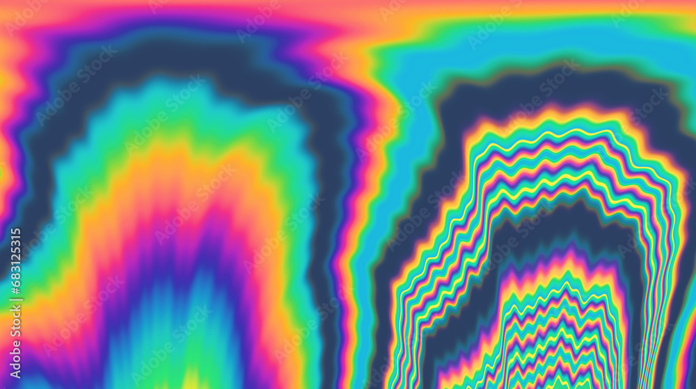 Aufkleber A background pulsating with psychedelic and trippy vibes, a surreal canvas of swirling colors and mesmerizing patterns.