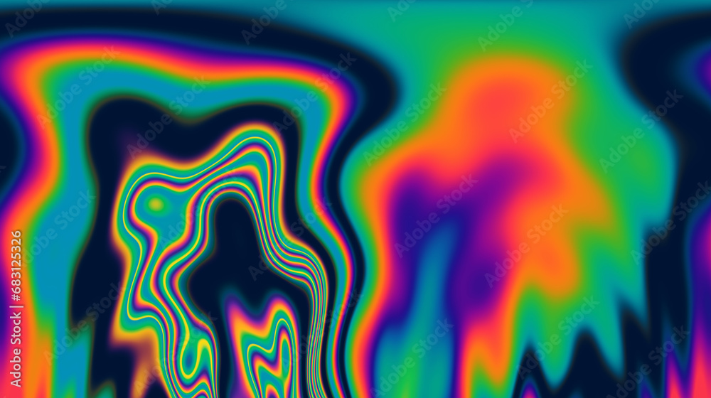 Poster A background pulsating with psychedelic and trippy vibes, a surreal canvas of swirling colors and mesmerizing patterns.