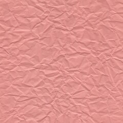 Fototapeta premium peach pink paper crumpled for background