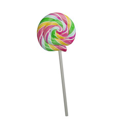 3d rendering lolipop