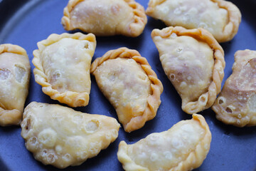 Mini curry puff. Thai dessert