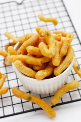 Thai Fried Dough (Thai Dessert) – Kanom Kan Bua