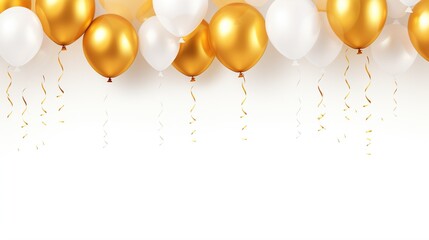 copy space of isolated background with minimal birthday decoration